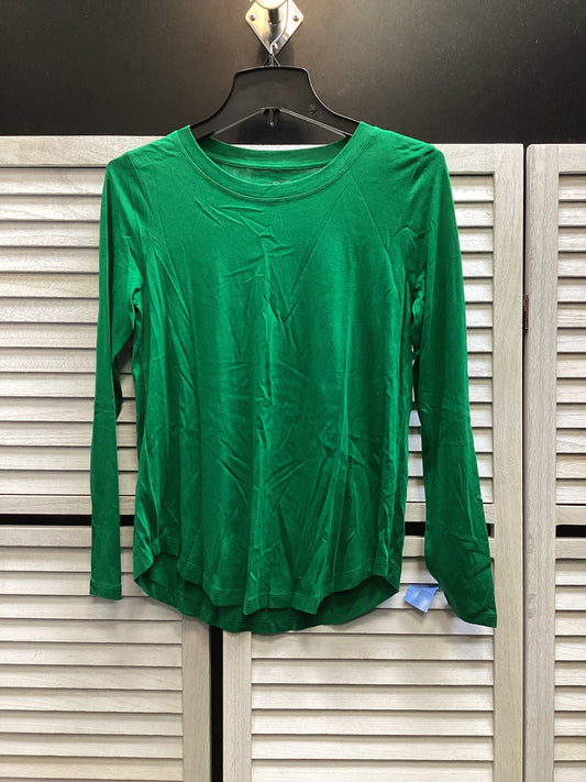 Top Long Sleeve By Loft In Green, Size: S