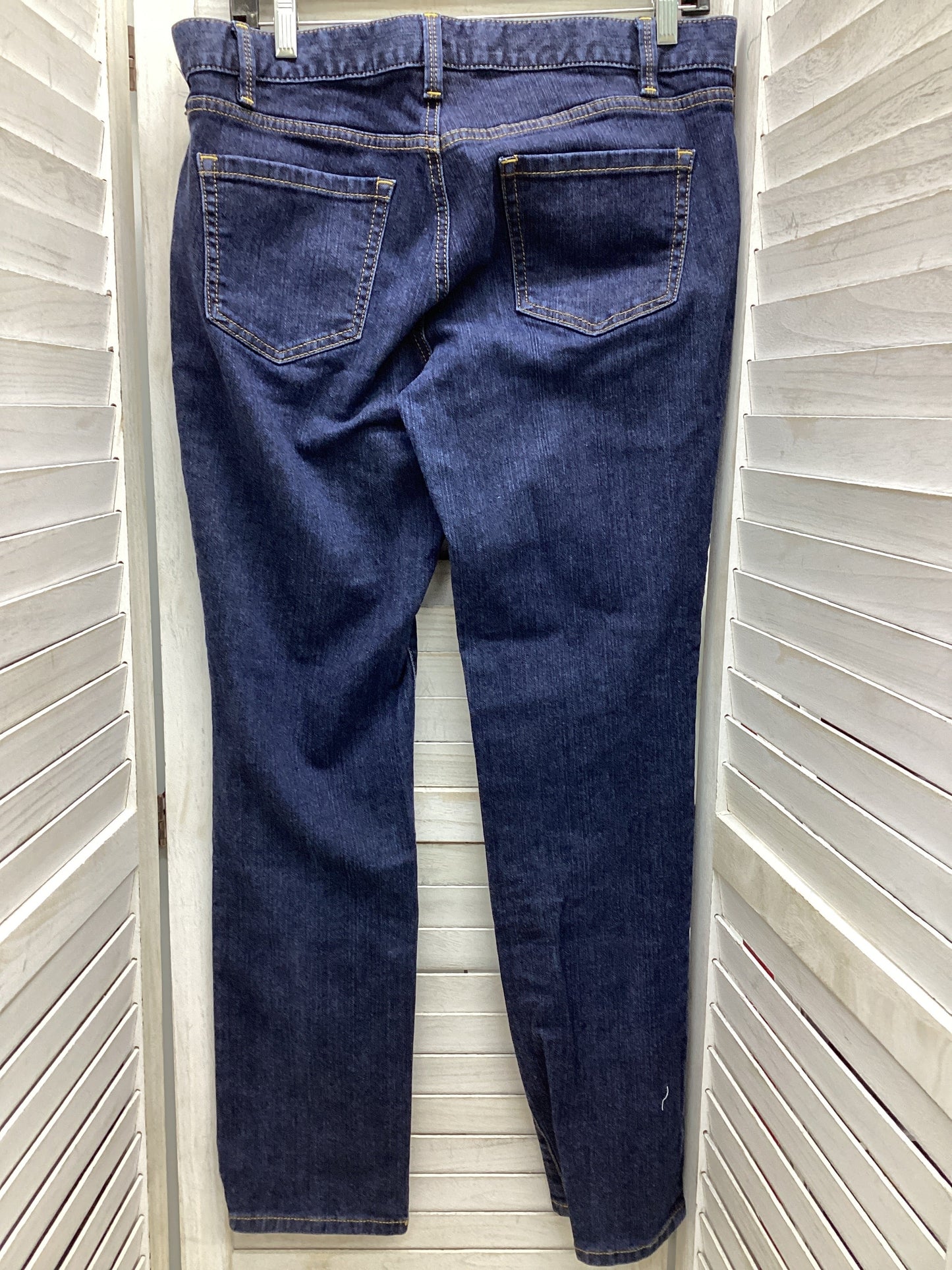 Jeans Boot Cut By Loft In Blue Denim, Size: 10