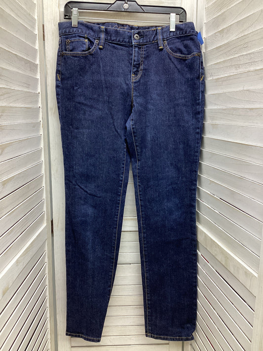 Jeans Boot Cut By Loft In Blue Denim, Size: 10