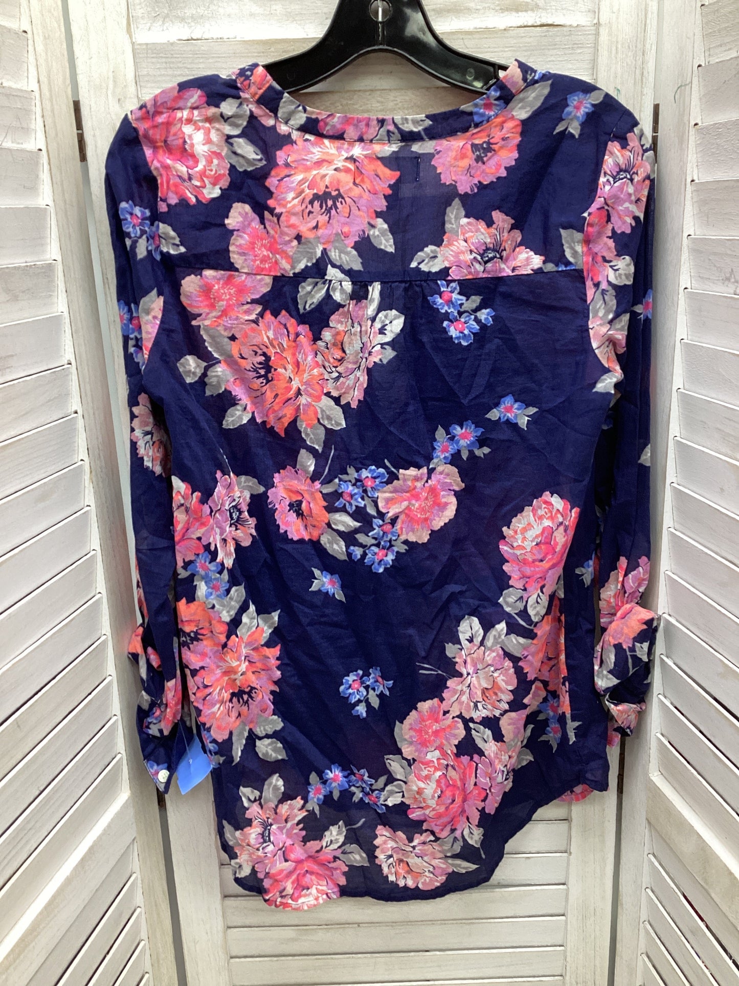 Top Long Sleeve By Old Navy In Floral Print, Size: S