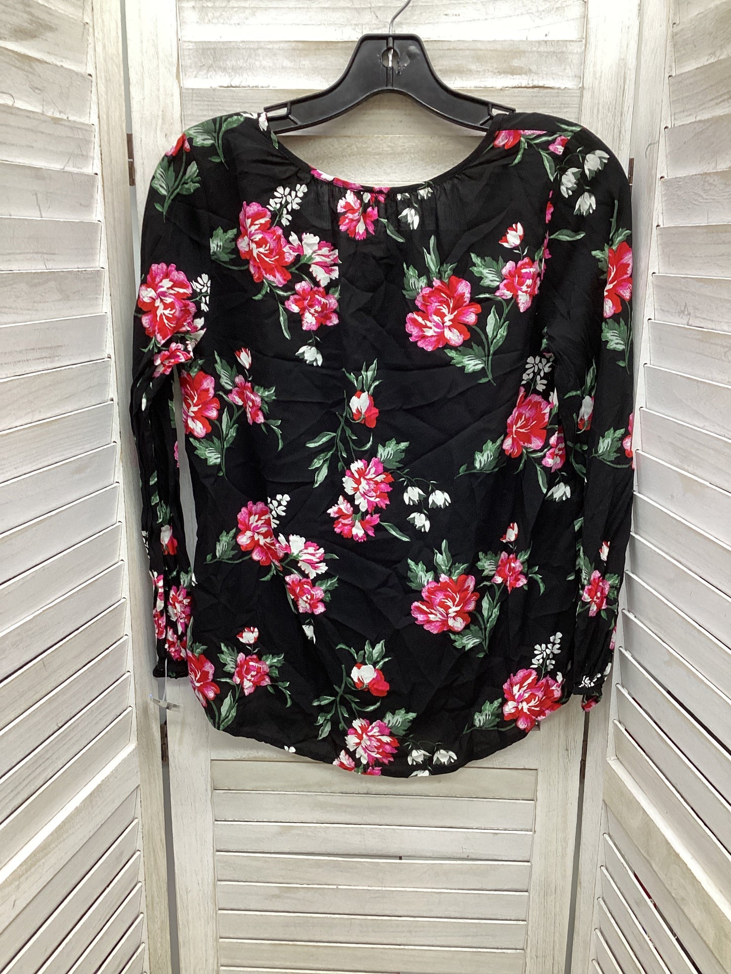 Top Long Sleeve By Old Navy In Floral Print, Size: S