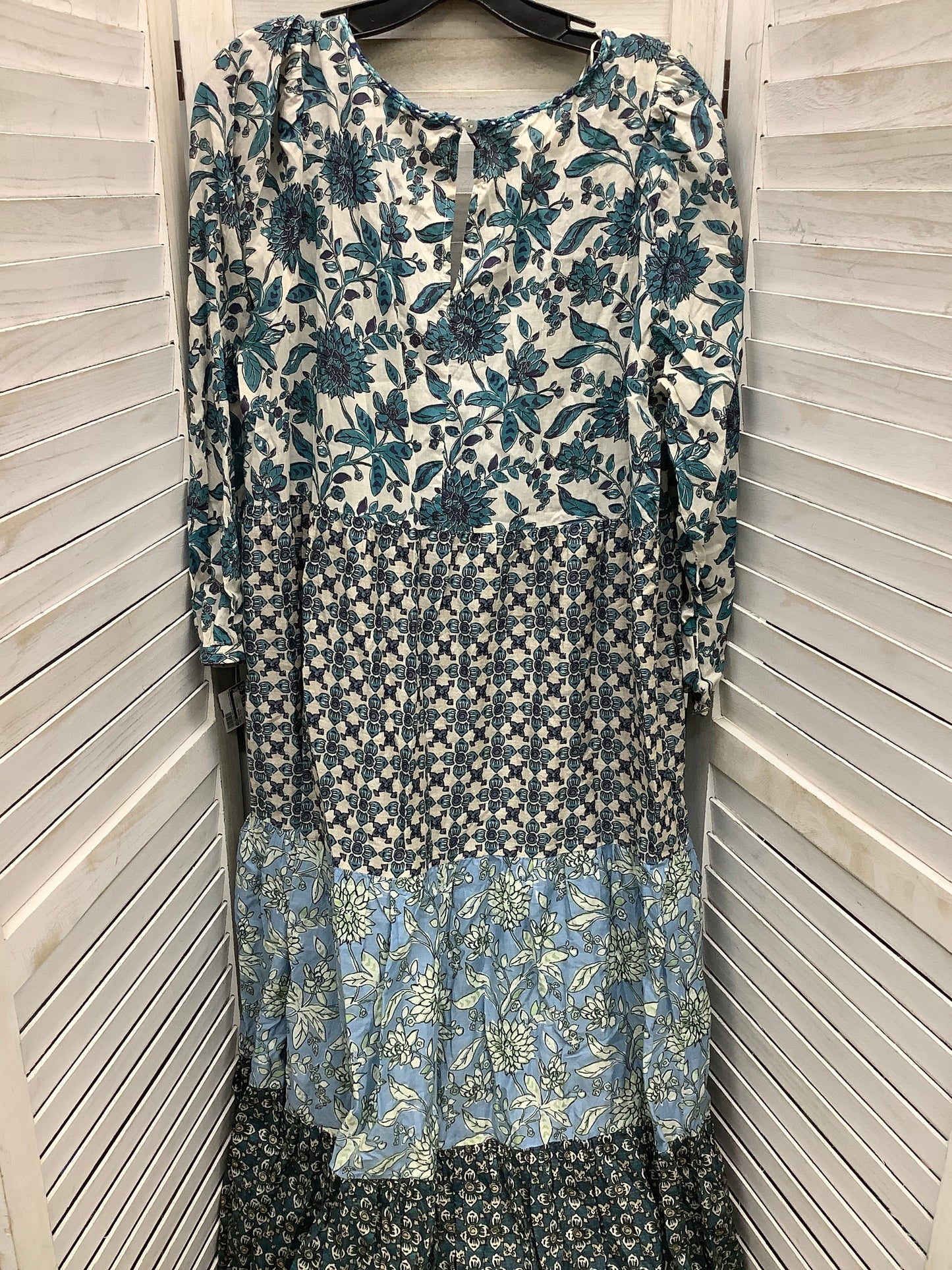 Dress Casual Maxi By Zara In Floral Print, Size: Xl