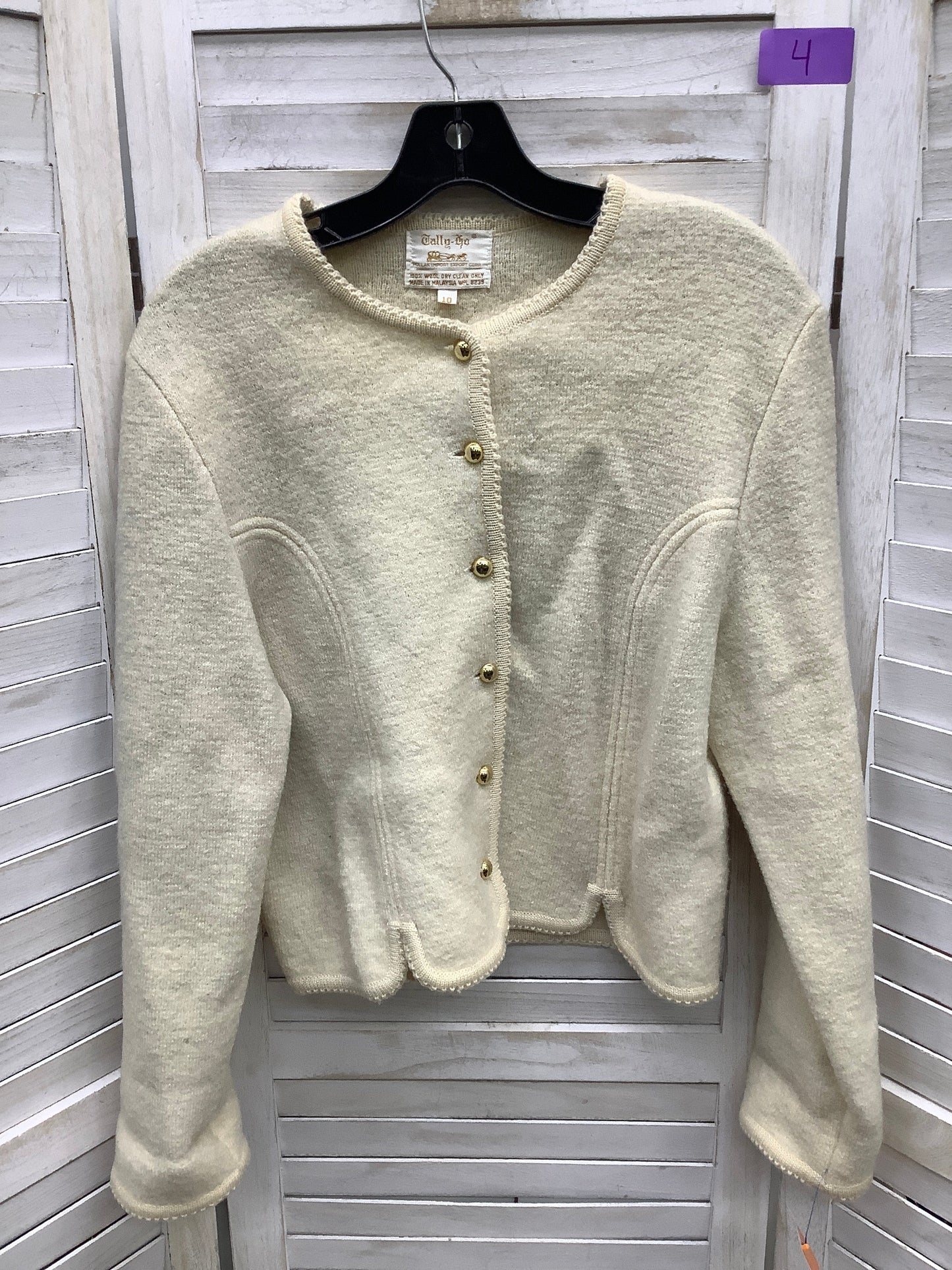 Tan Cardigan Clothes Mentor, Size M