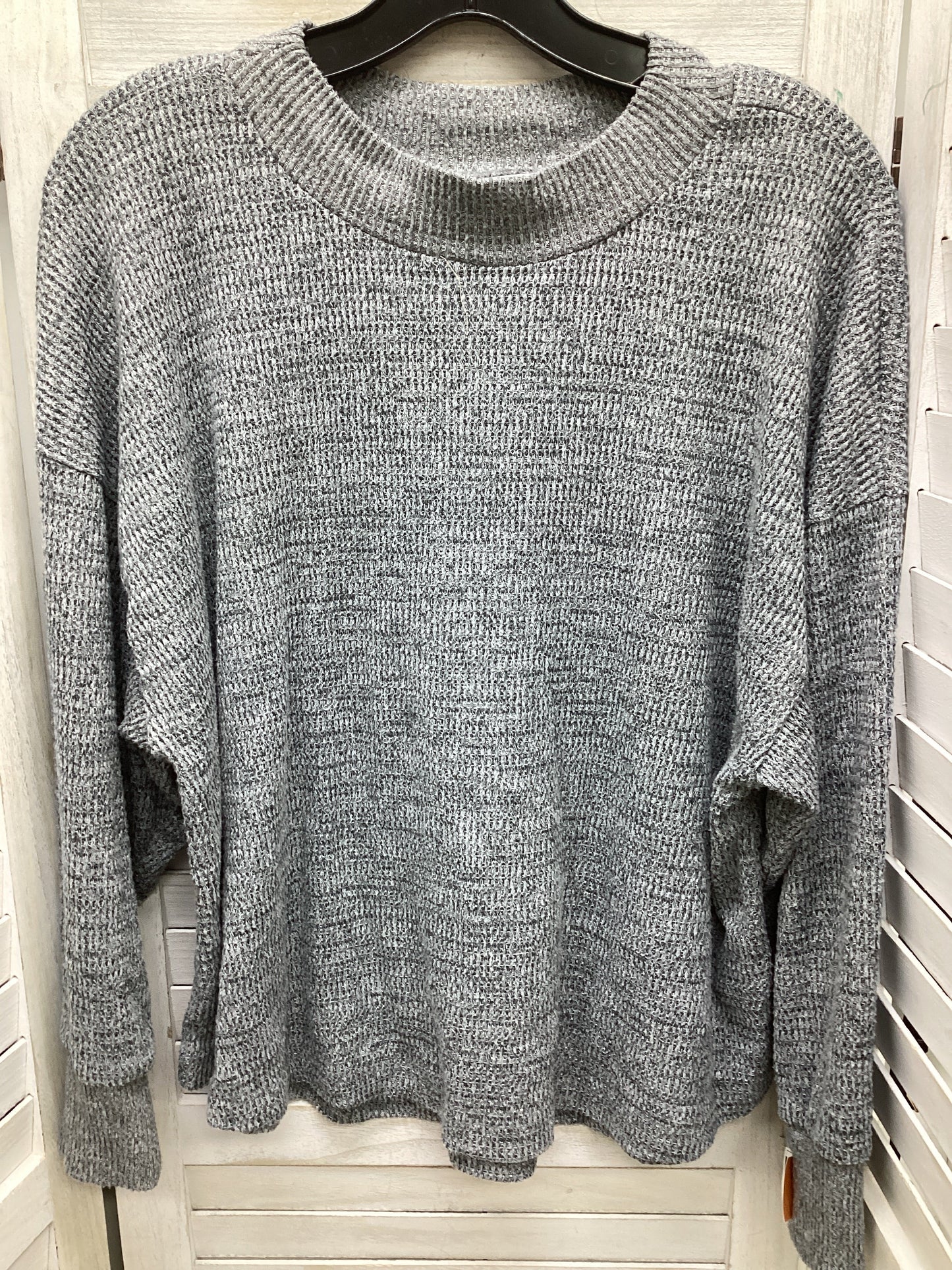 Sweater By Sonoma In Grey, Size: 2x