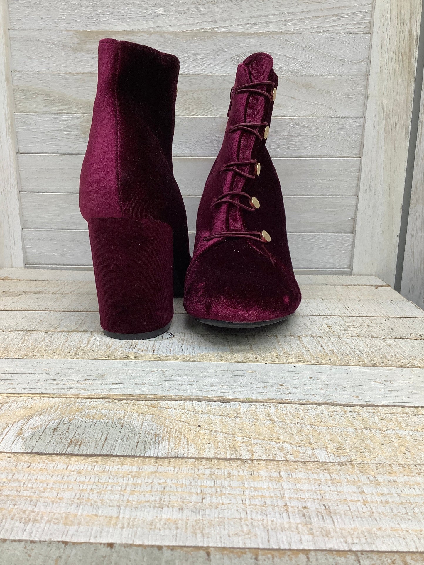 Boots Ankle Heels By Just Fabulous  Size: 8.5