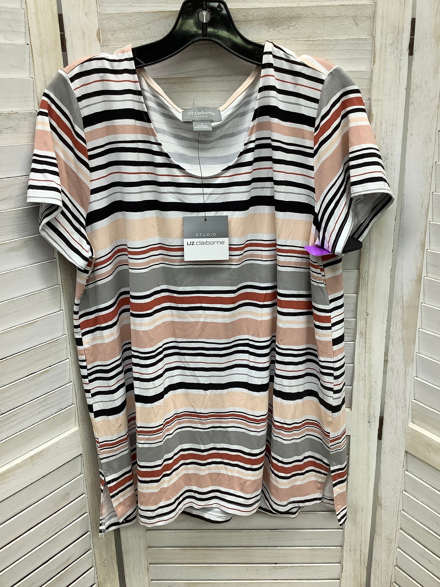 Tunic Short Sleeve By Liz Claiborne  Size: L