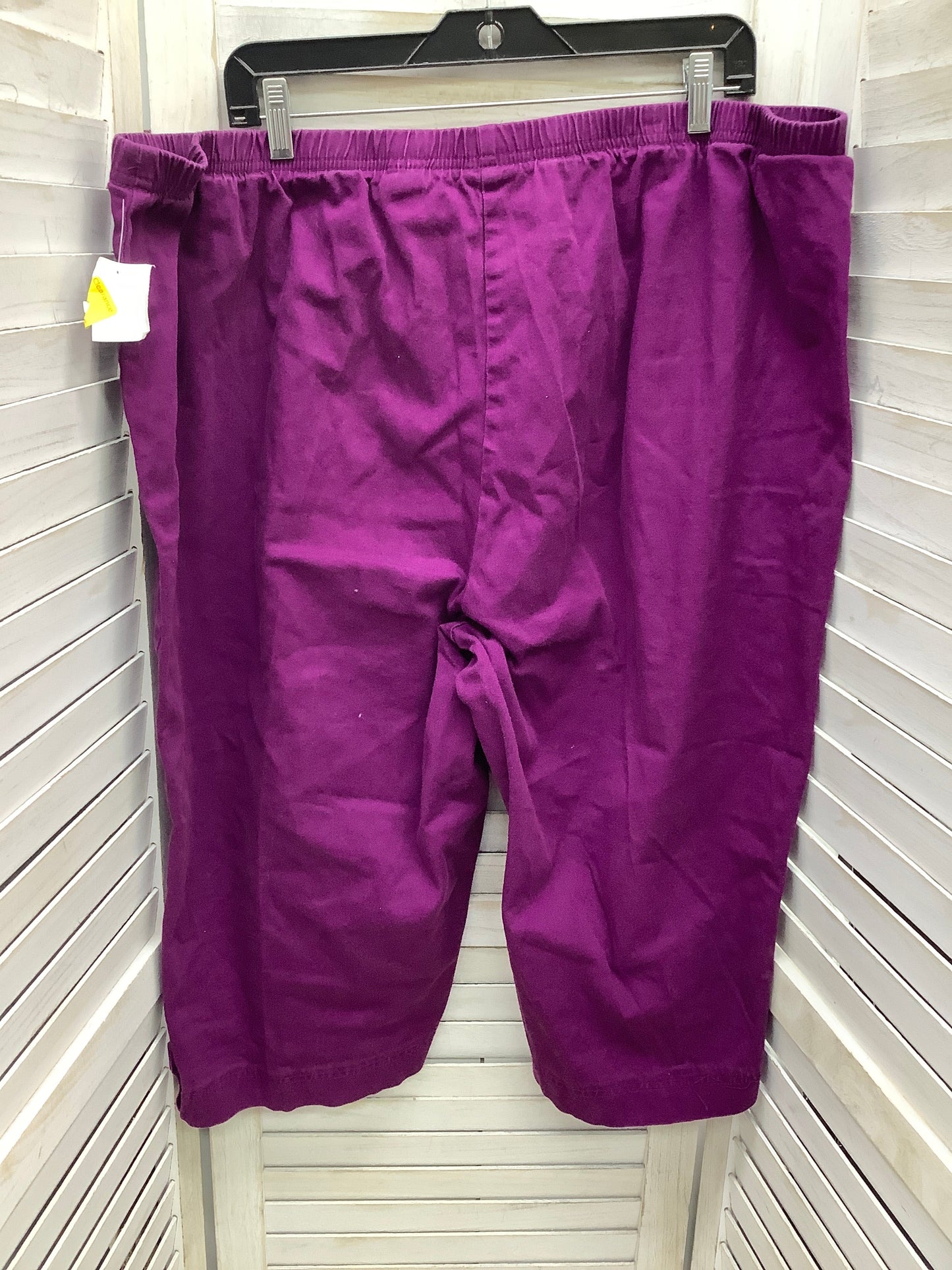 Capris By Just My Size In Purple, Size: 4x