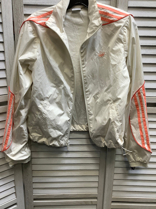 White Jacket Windbreaker Adidas, Size S