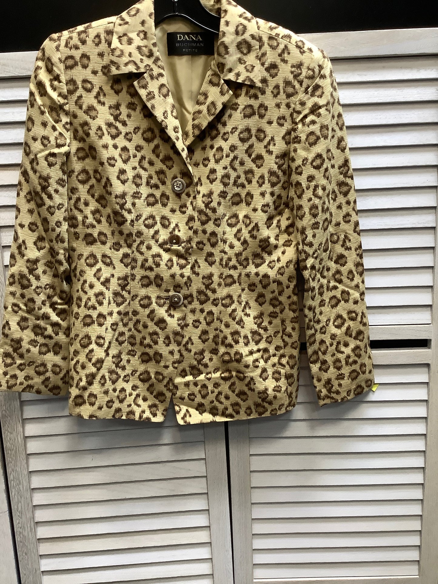 Animal Print Blazer Dana Buchman, Size S