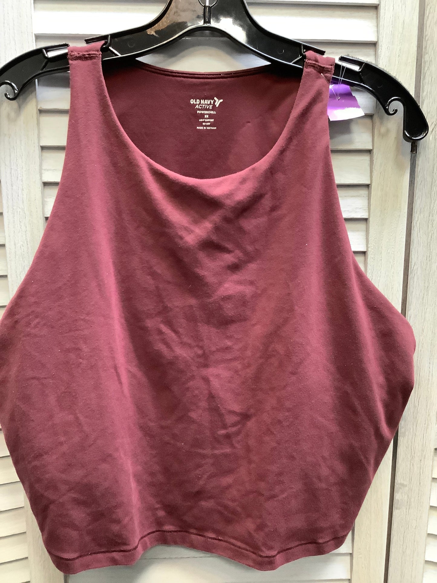 Rose Gold Athletic Tank Top Old Navy, Size 2x