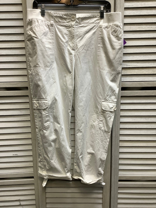 White Capris Talbots, Size 10