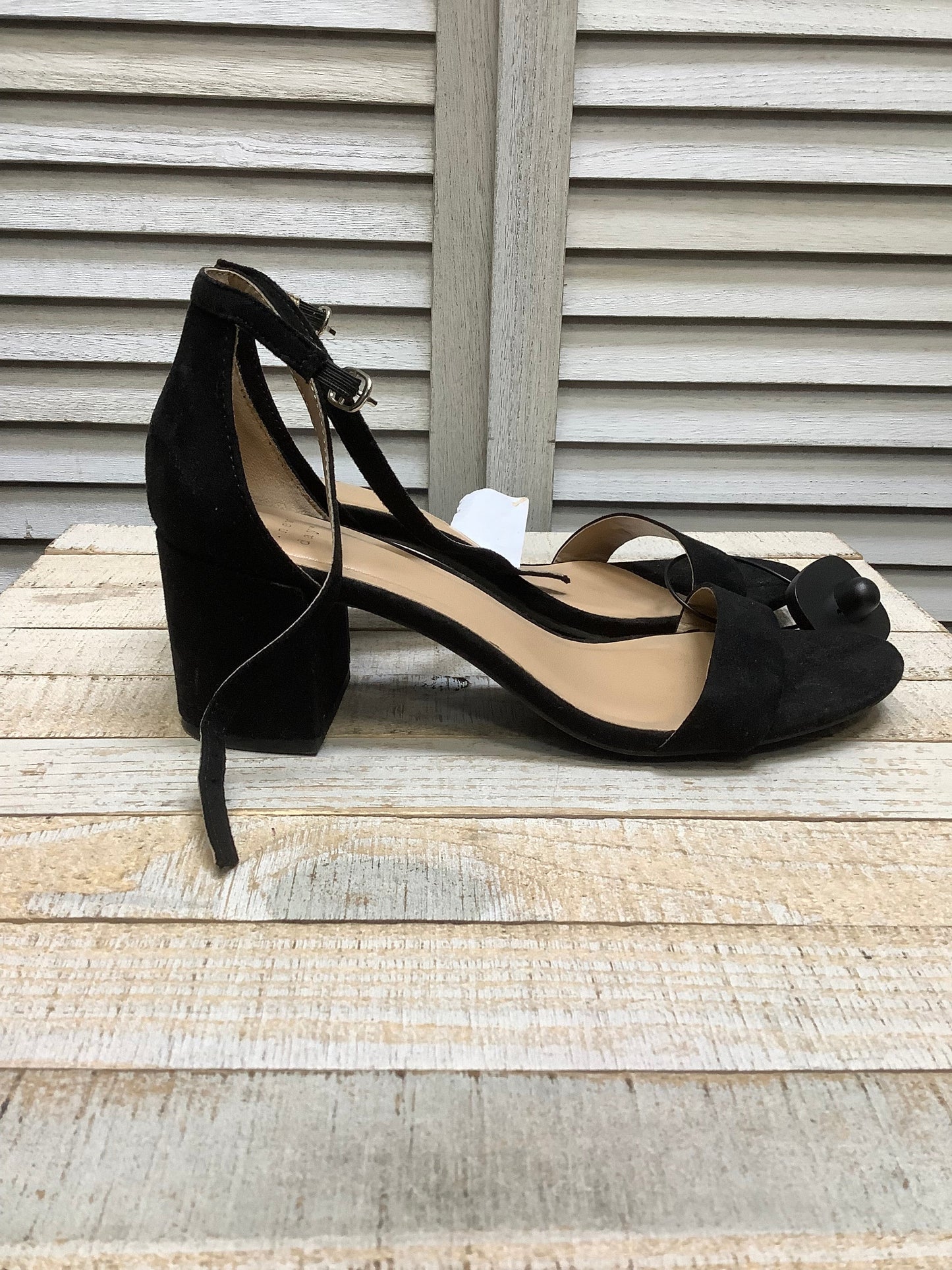 Black Sandals Heels Block A New Day, Size 9