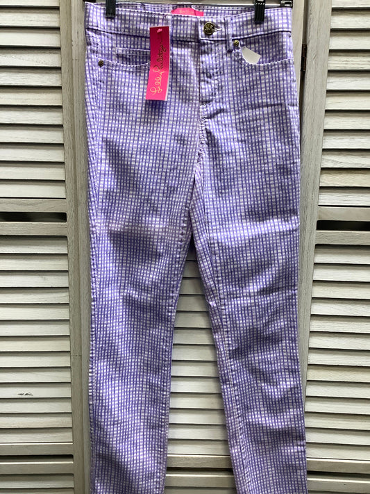 Purple Pants Cropped Lilly Pulitzer, Size 2