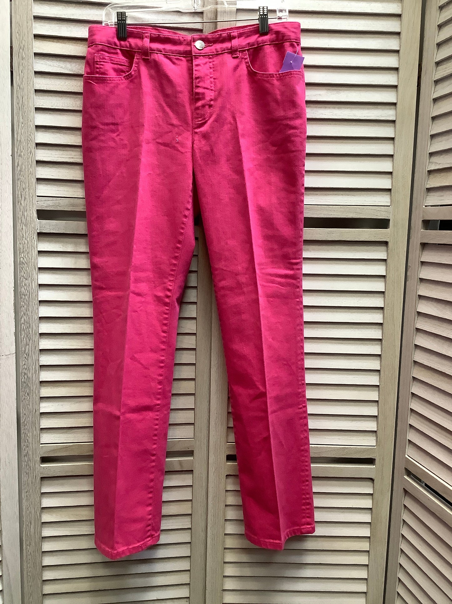 Pink Jeans Cropped Chaps, Size 10