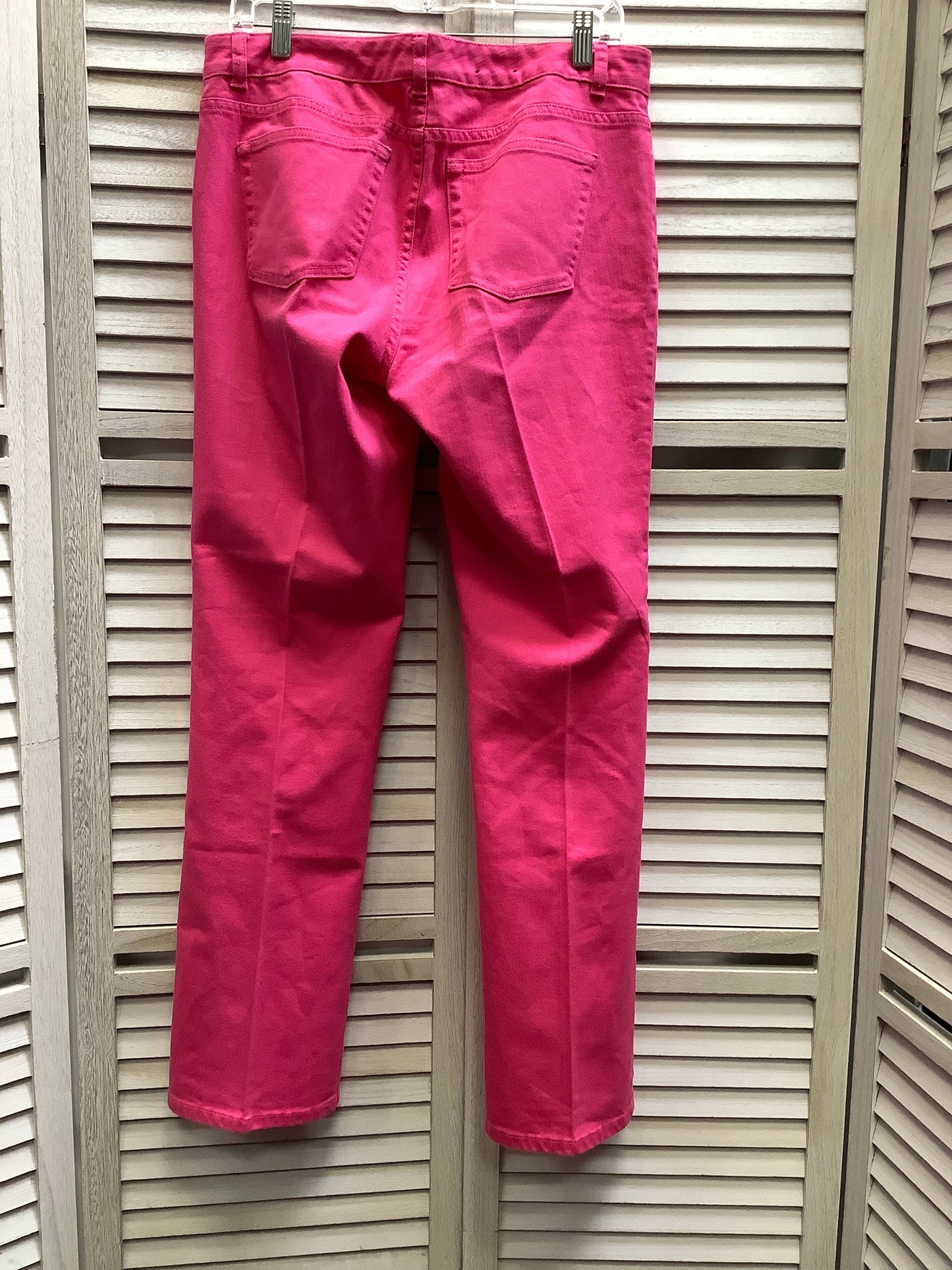 Pink Jeans Cropped Chaps, Size 10