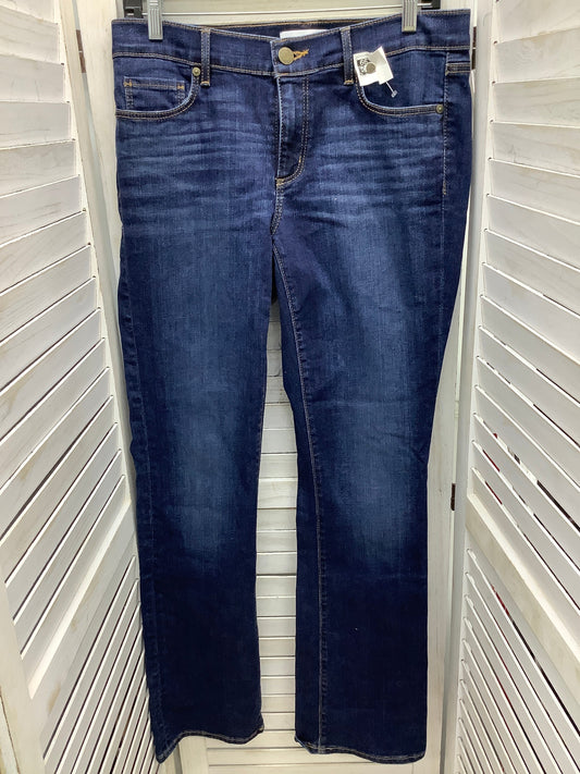 Jeans Boot Cut By Loft In Blue Denim, Size: 6