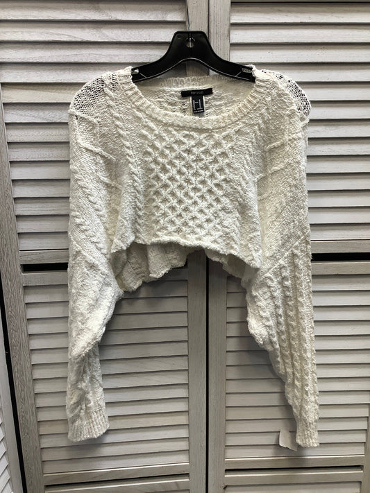 Sweater By Forever 21 In White, Size: M