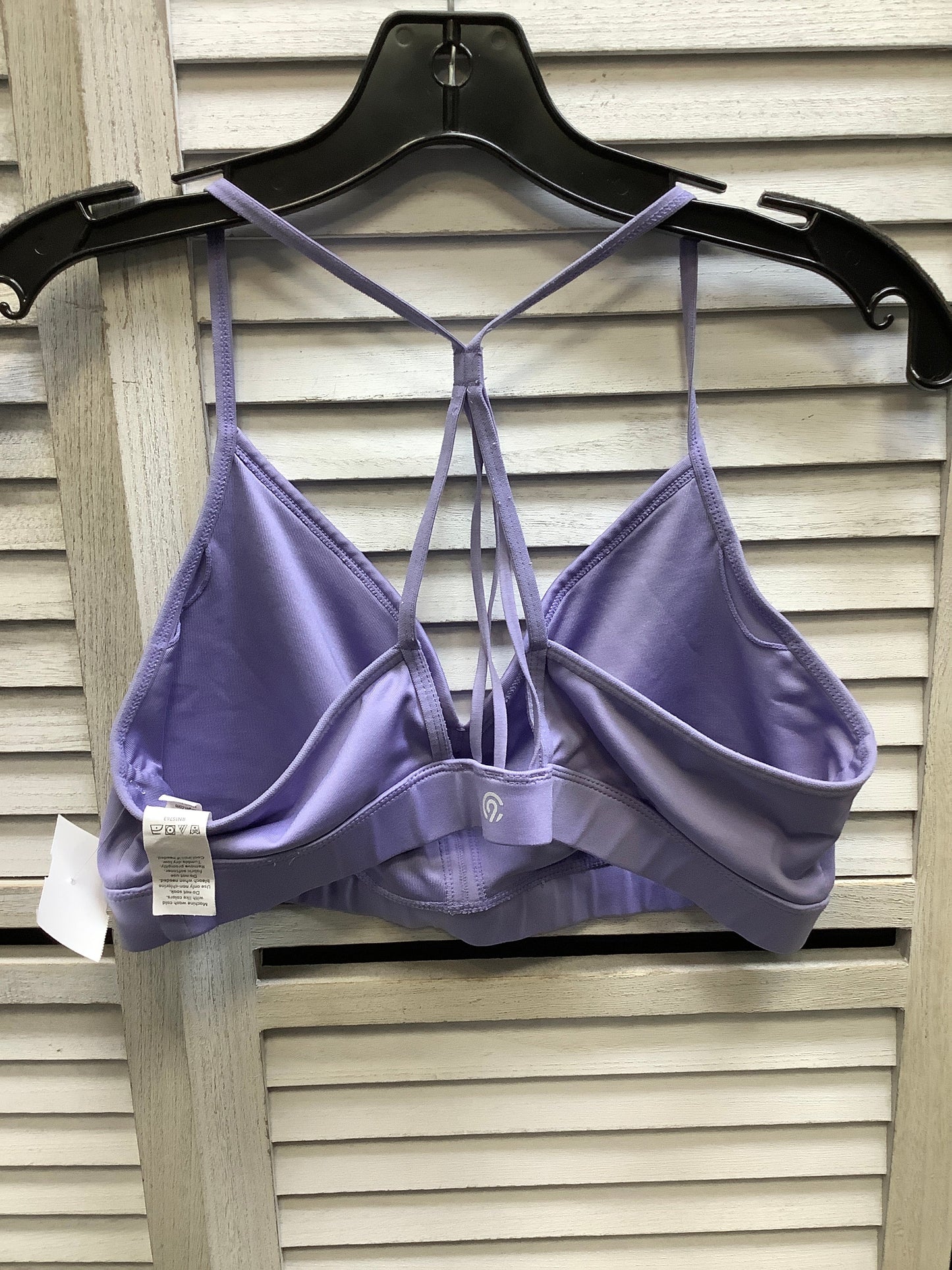 Athletic Bra By Champion In Purple, Size: Xl