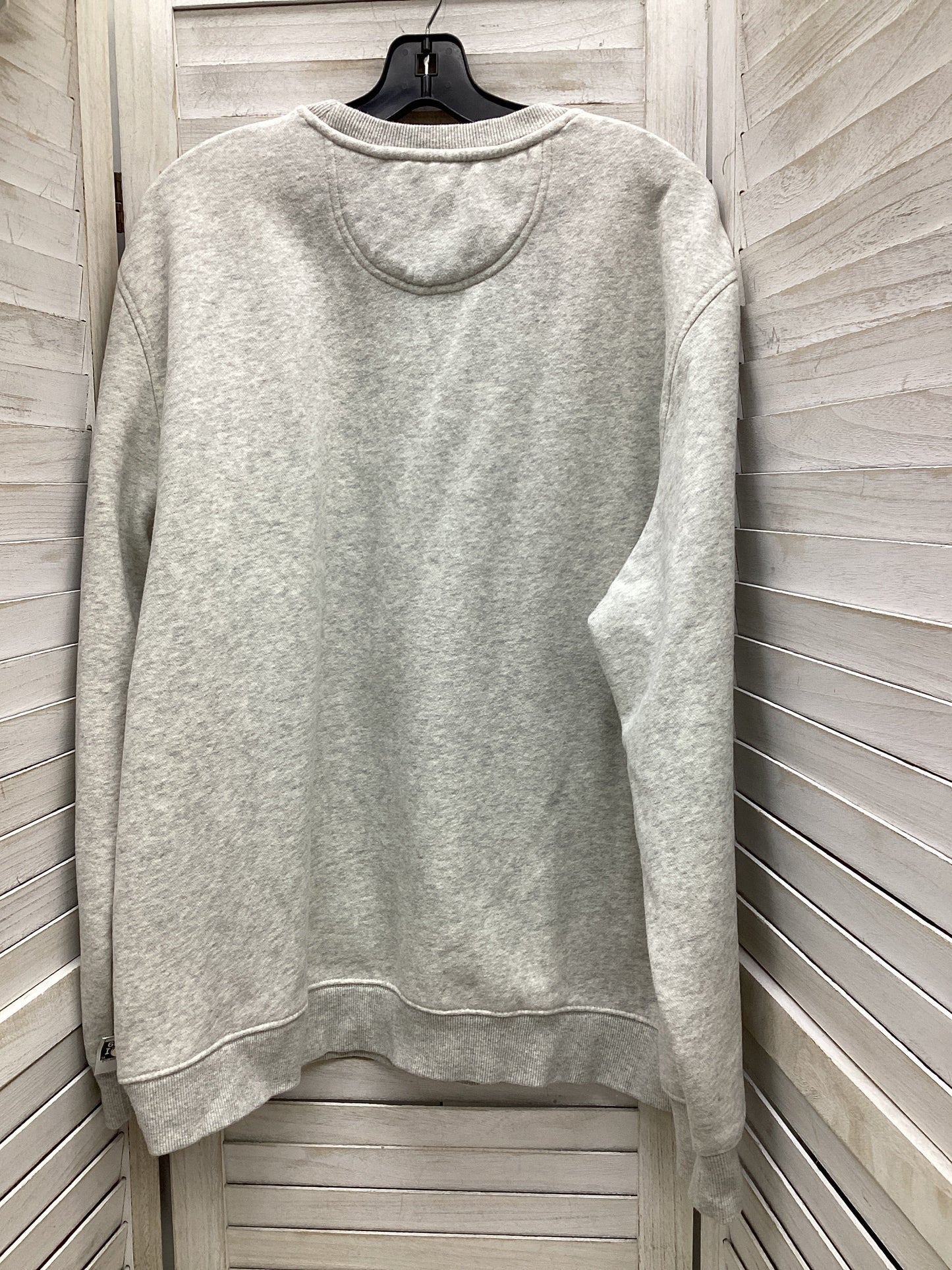 Sweatshirt Crewneck By Izod In Grey, Size: Xl