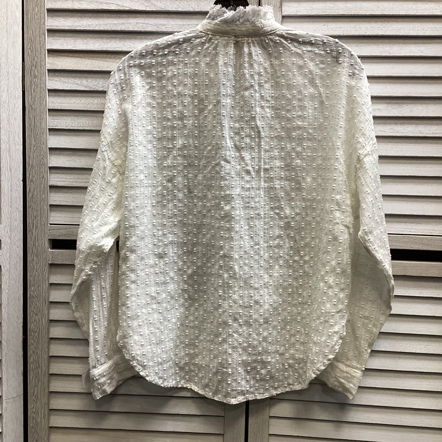 Top Long Sleeve By Pilcro In White, Size: Xs