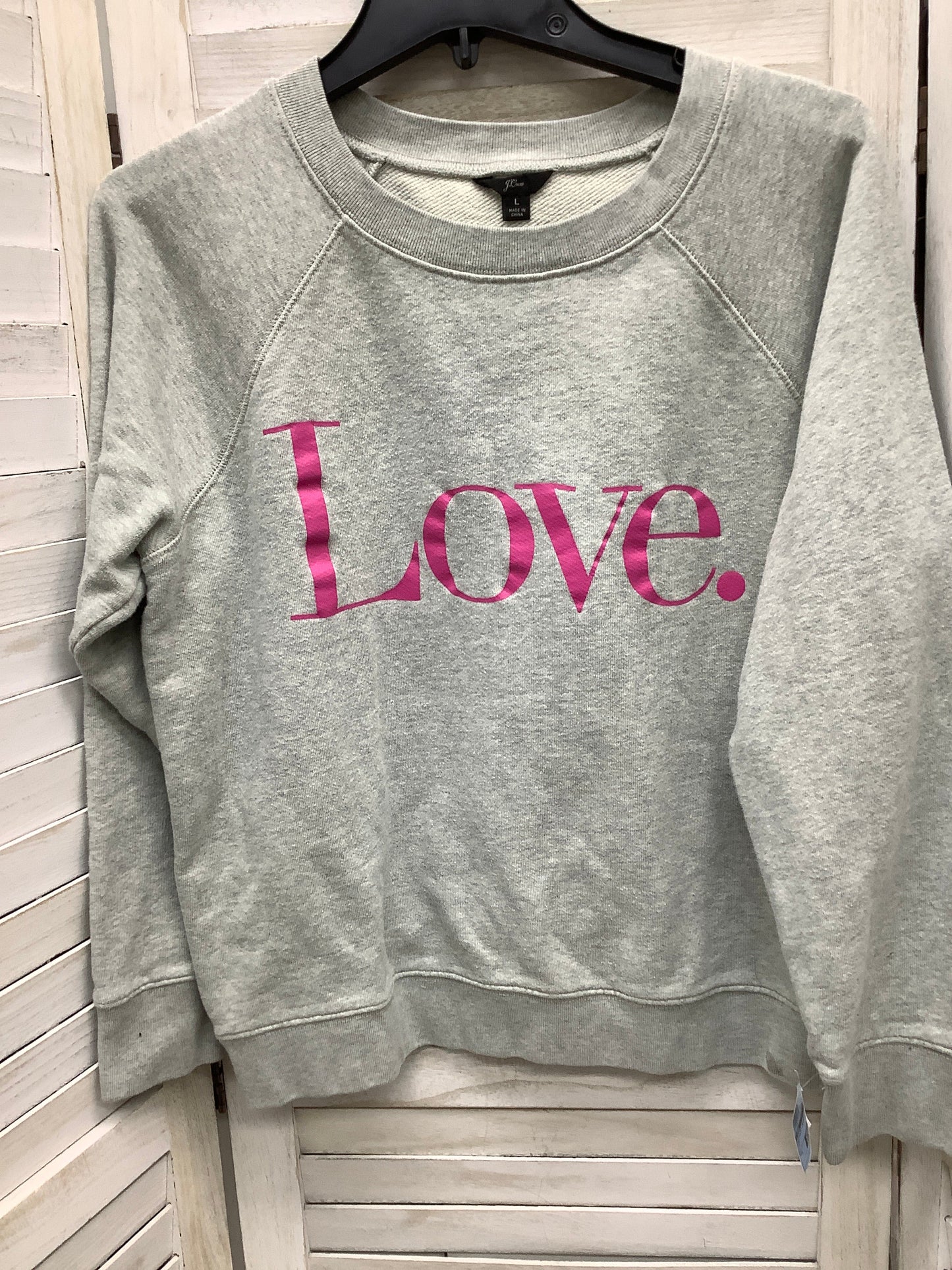 Sweatshirt Crewneck By J Crew  Size: L