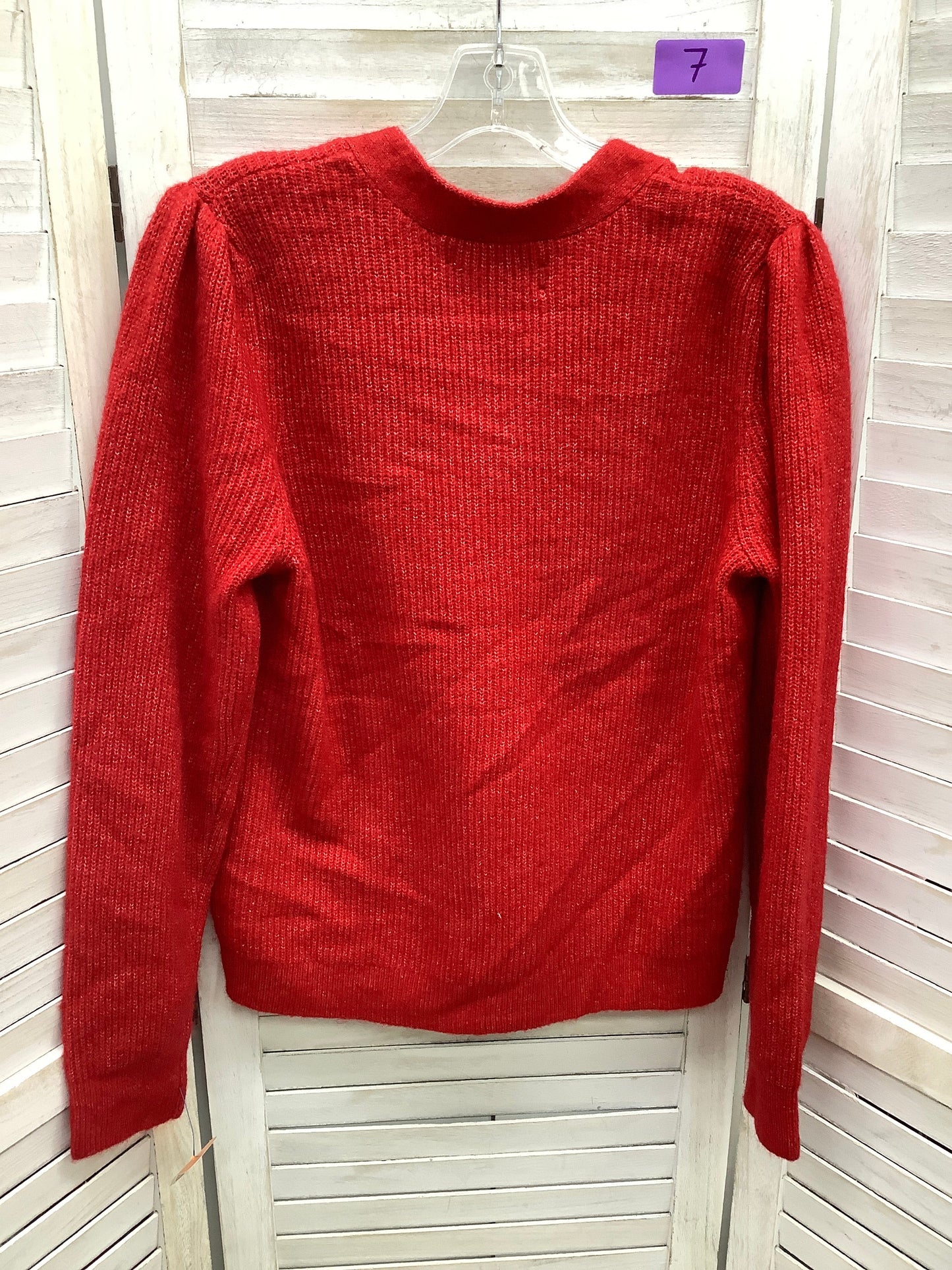 Red Cardigan Loft, Size M