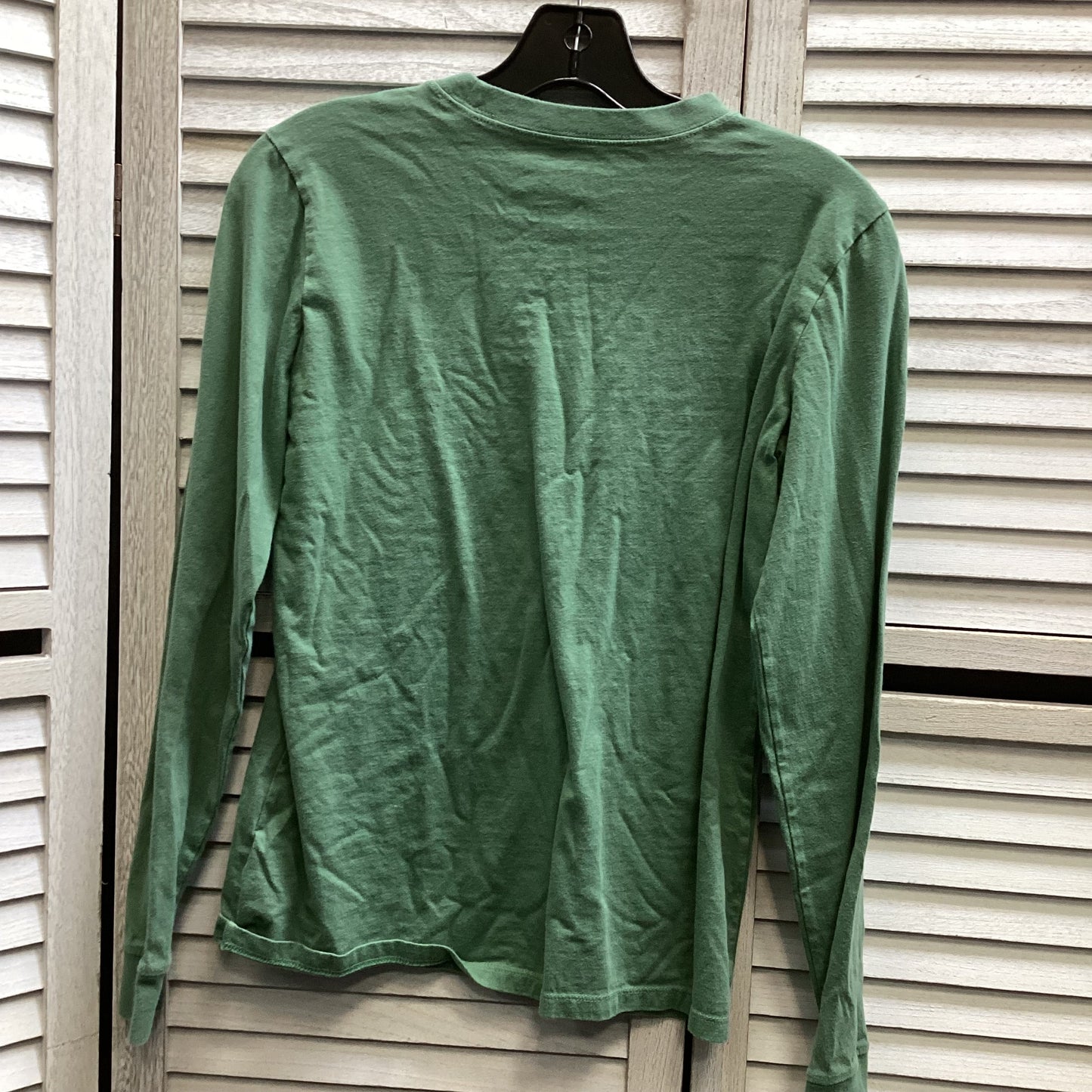 Top Long Sleeve By Life Is Good In Green, Size: Xs