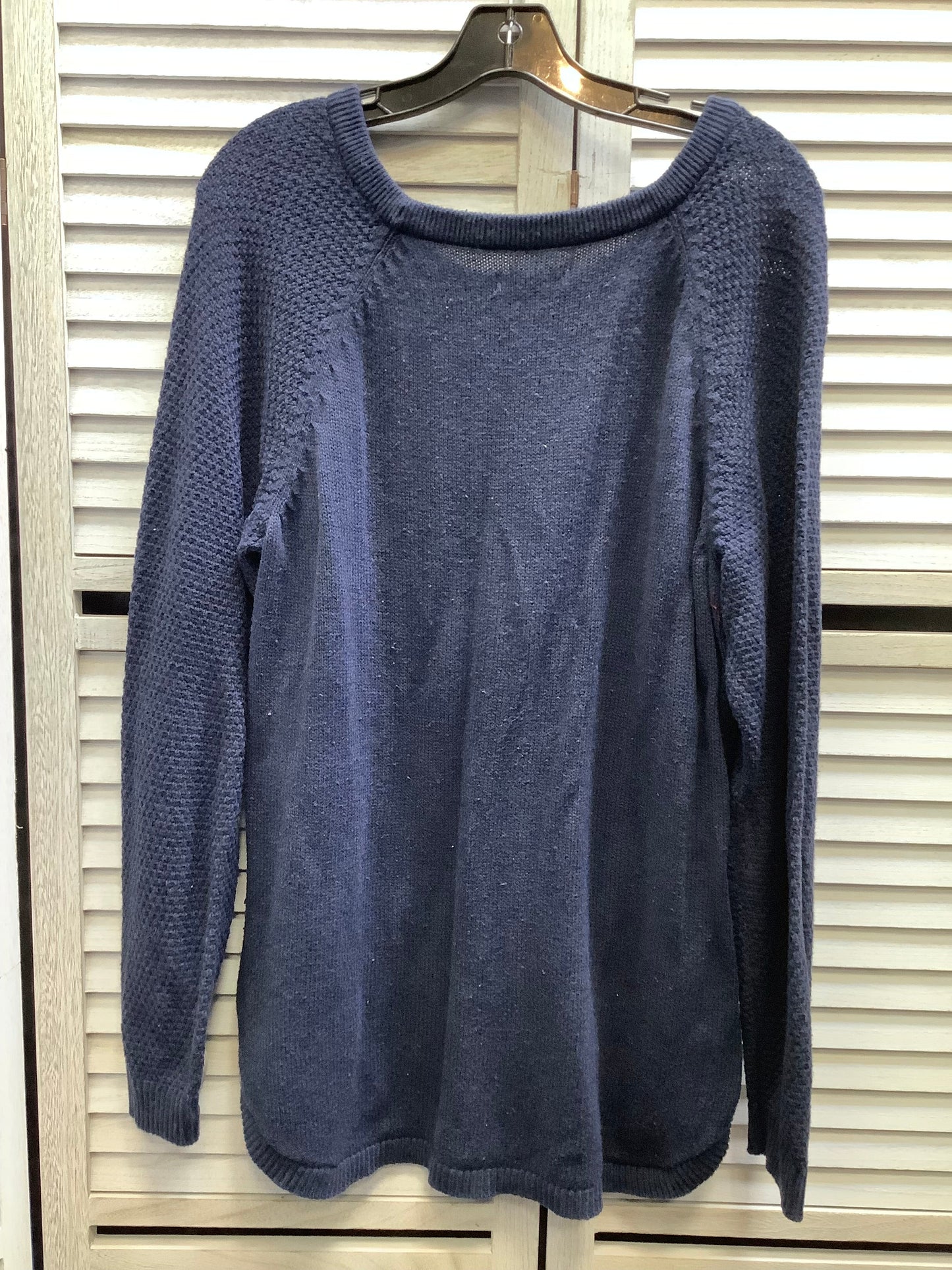 Sweater By Sonoma In Navy, Size: 1x