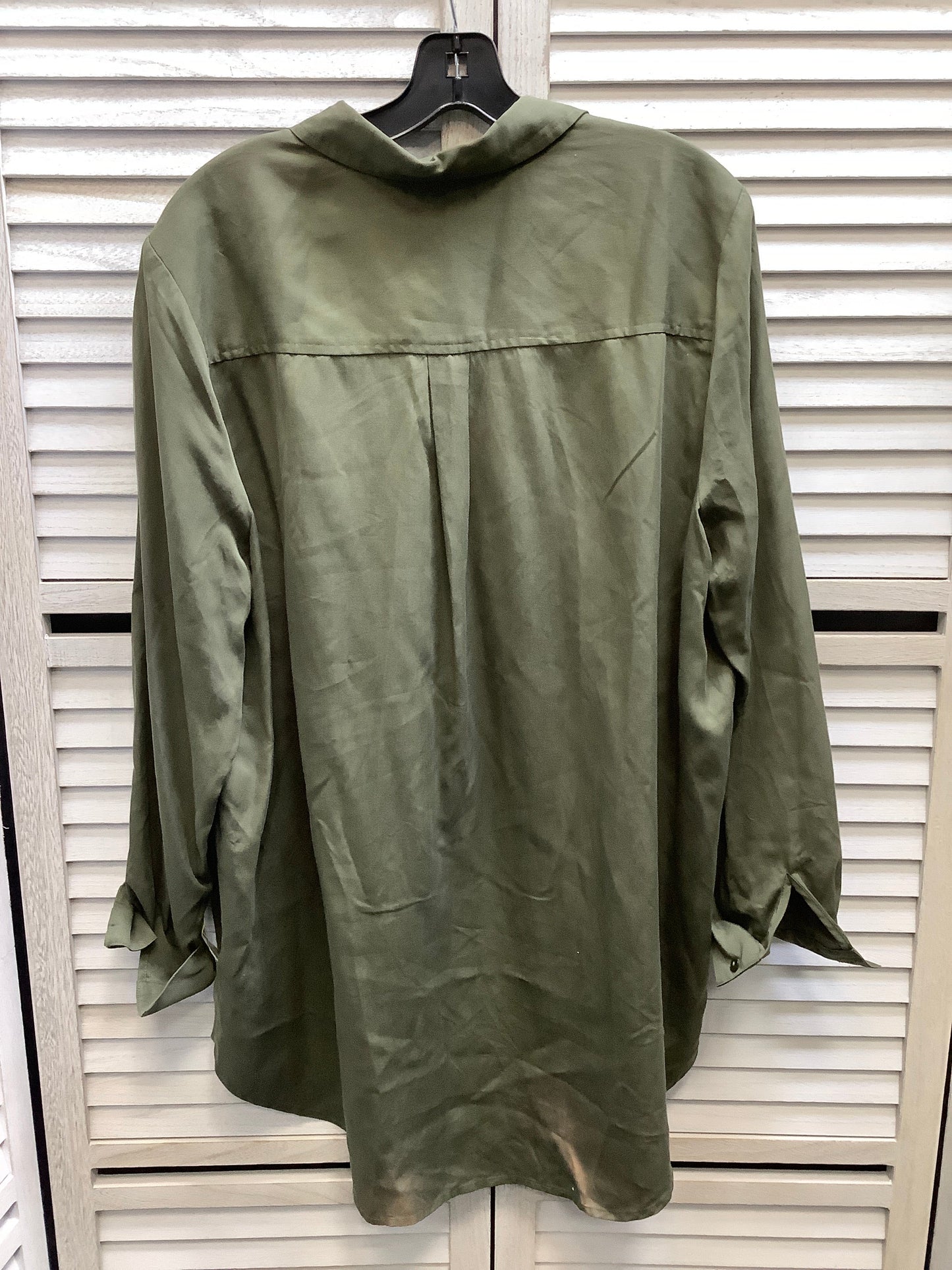 Top Long Sleeve By Lucky Brand In Green, Size: Xl