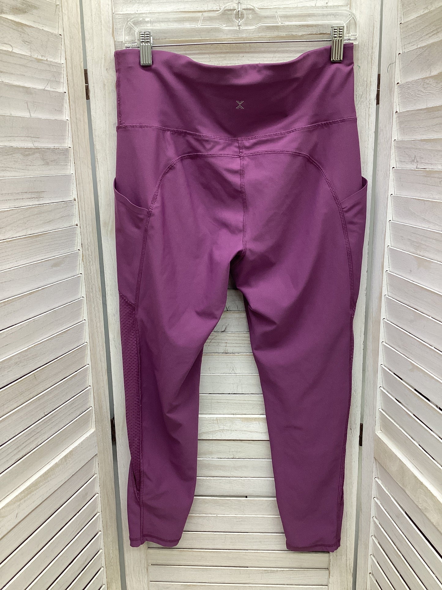 Athletic Leggings By Xersion In Purple, Size: L