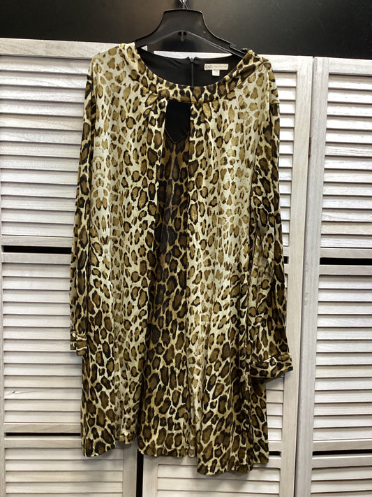 Dress Casual Maxi By Cato In Animal Print, Size: 4x