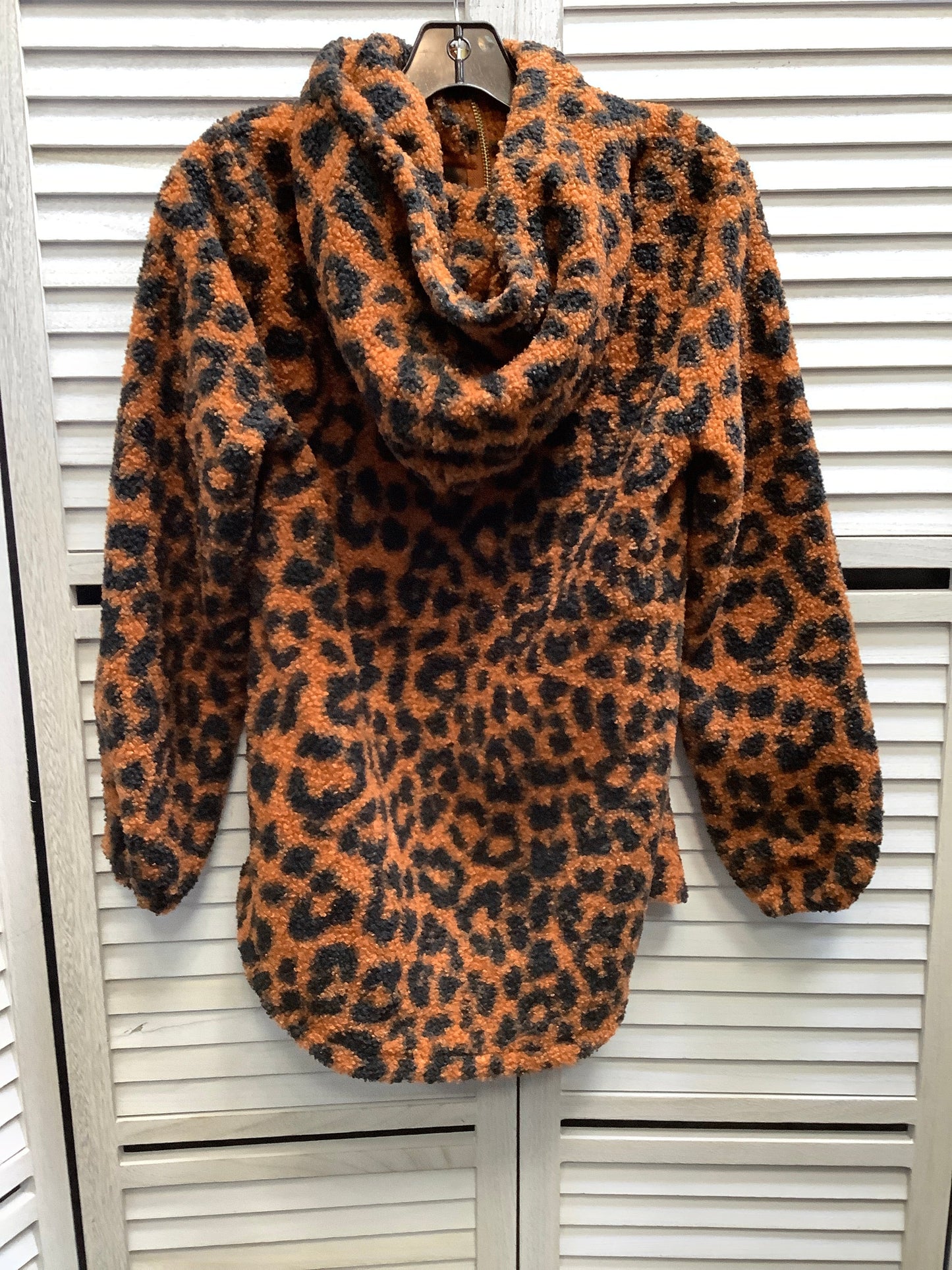 Jacket Faux Fur & Sherpa By Loft In Animal Print, Size: S