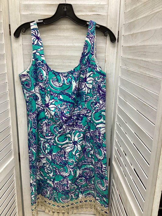 Dress Casual Midi By Lilly Pulitzer In Teal, Size: 10