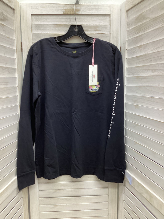 Top Long Sleeve By Vineyard Vines In Black, Size: M