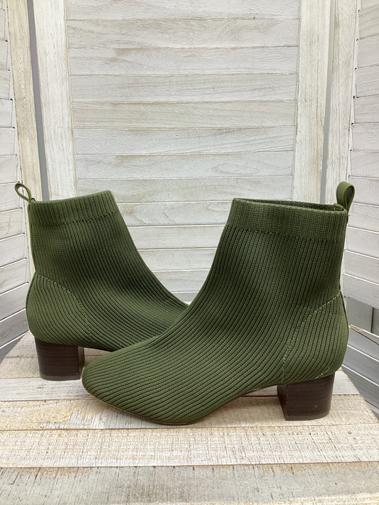 Boots Ankle Heels By Joie In Green, Size: 9