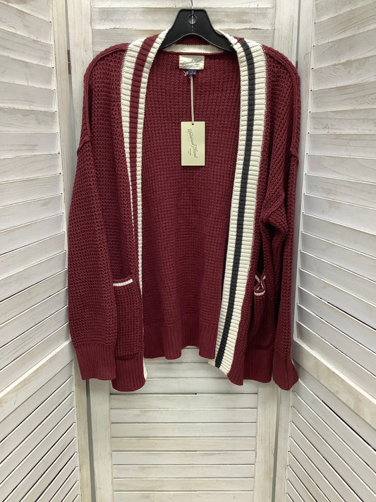 Cardigan By Universal Thread In Red, Size: S