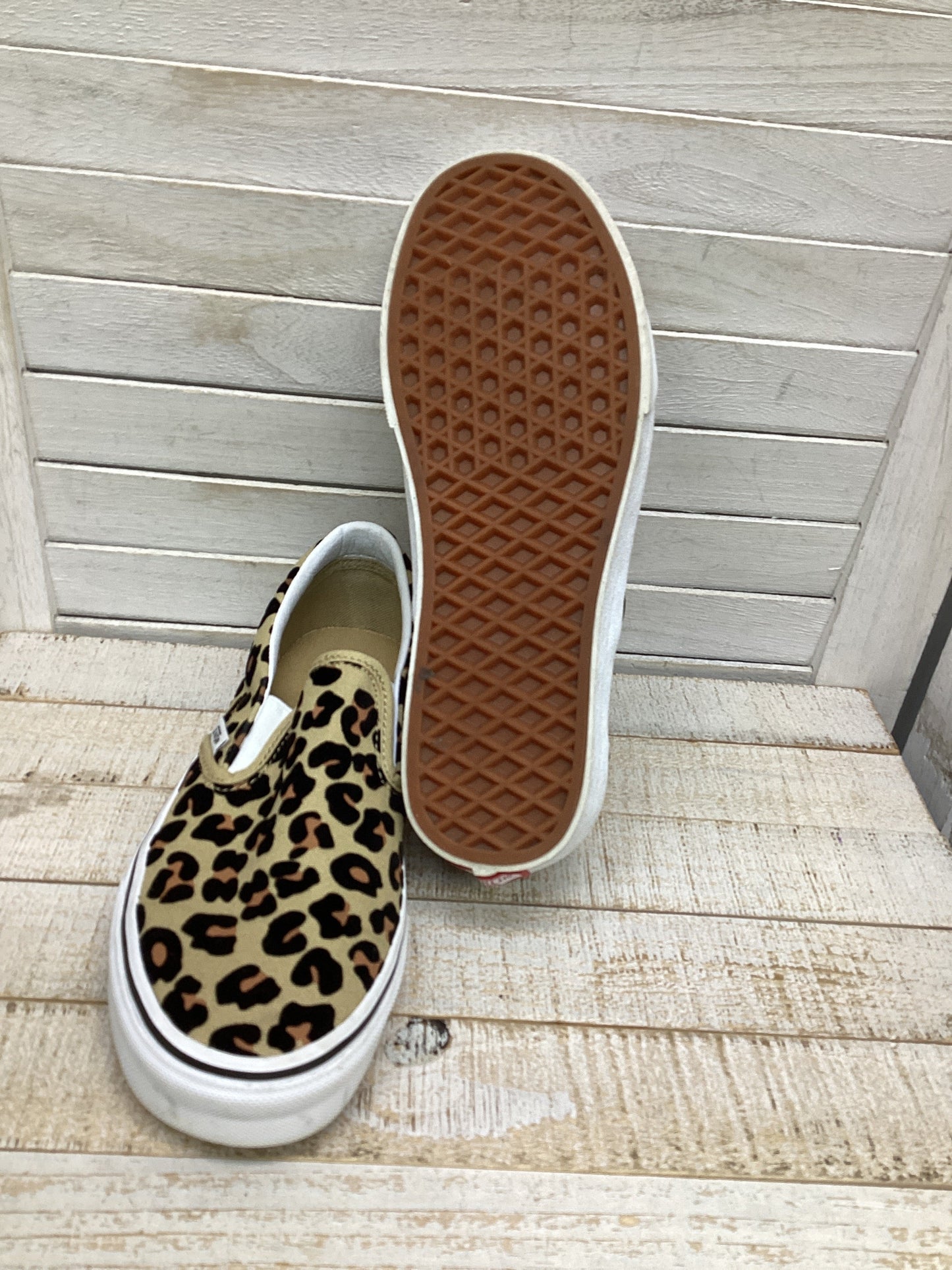 Shoes Sneakers By Vans In Animal Print, Size: 7