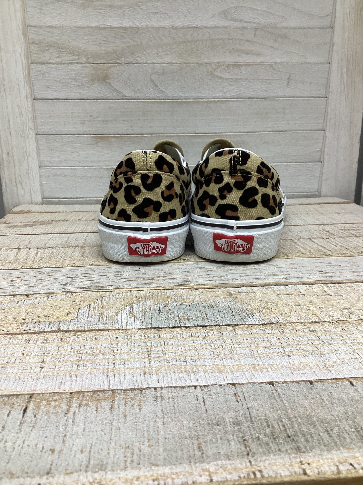 Shoes Sneakers By Vans In Animal Print, Size: 7