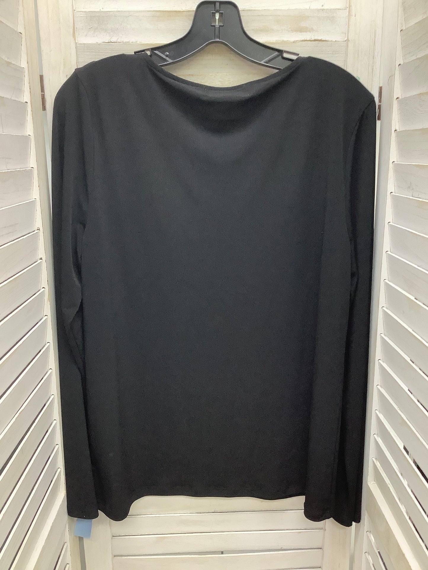 Top Long Sleeve By Michael By Michael Kors In Black, Size: Xl