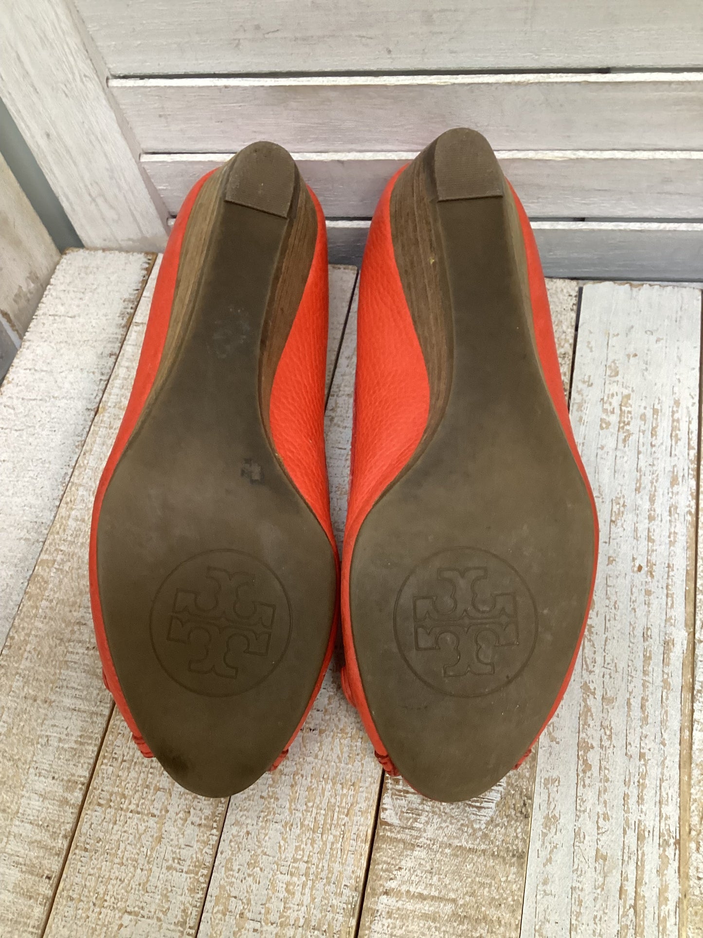 Shoes Flats By Tory Burch In Red, Size: 7