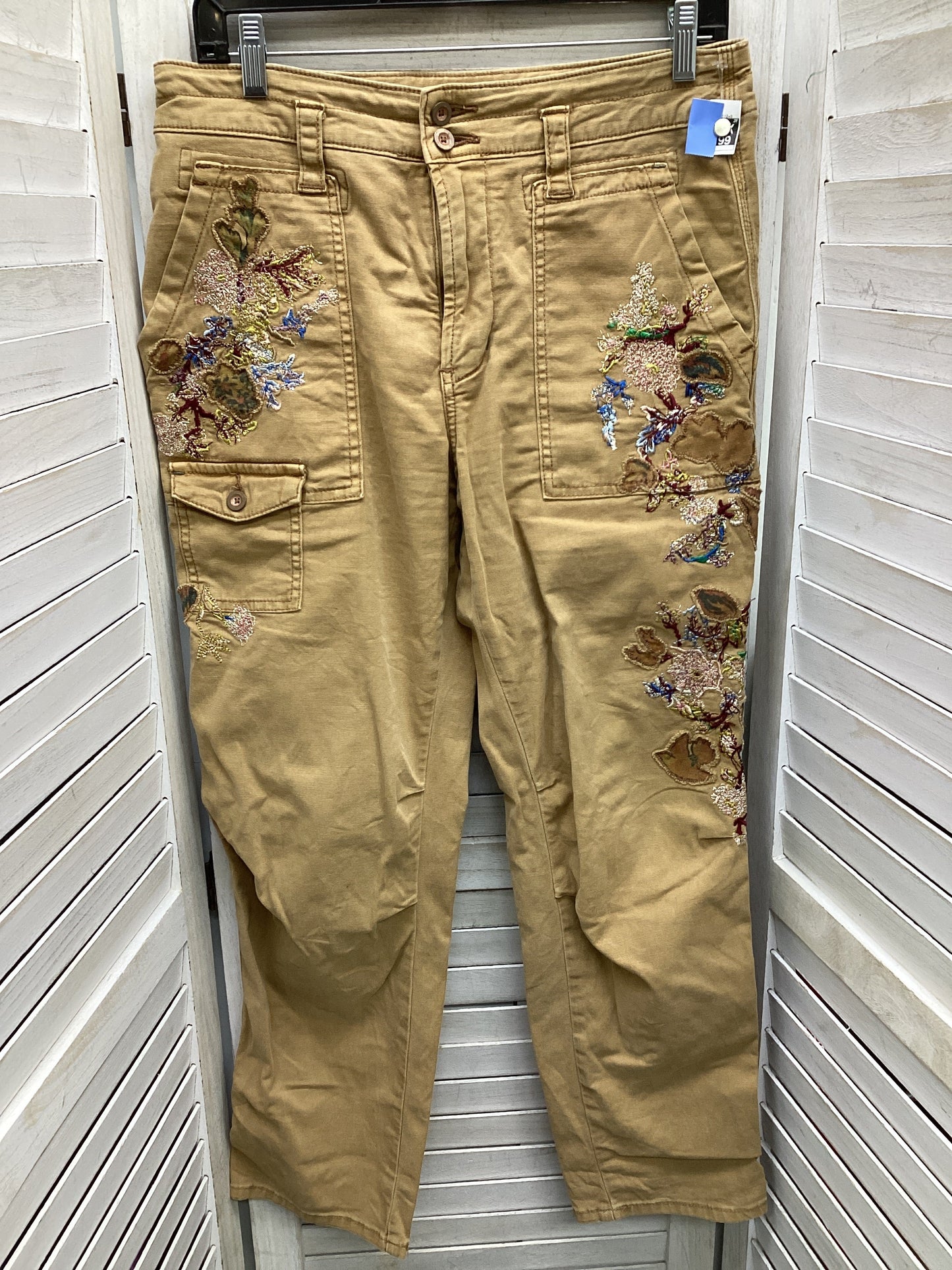 Pants Corduroy By Anthropologie In Tan, Size: 28