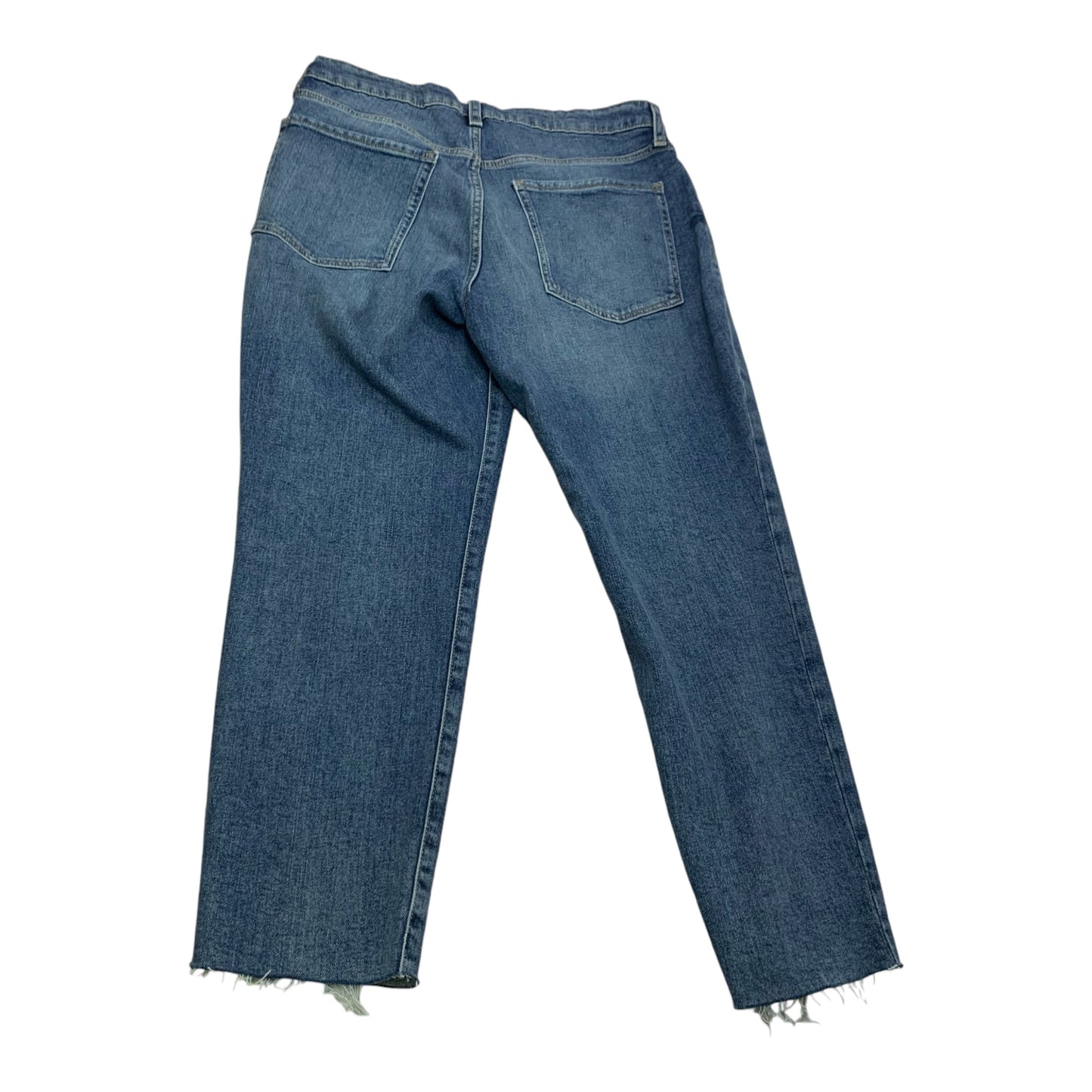 Jeans Straight By Old Navy In Blue Denim, Size: 12petite