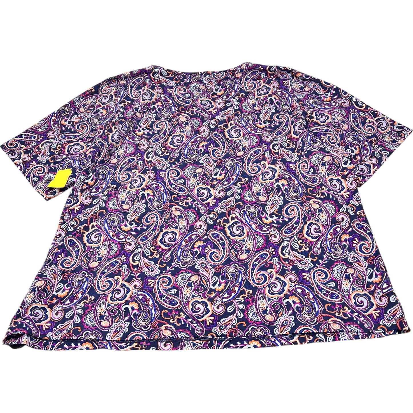 Top Short Sleeve By Lands End In Purple, Size: 2x