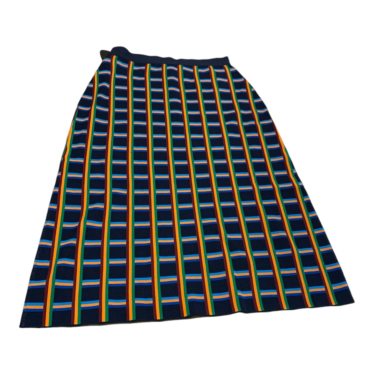 Skirt Designer By Tory Burch In Plaid Pattern, Size: S