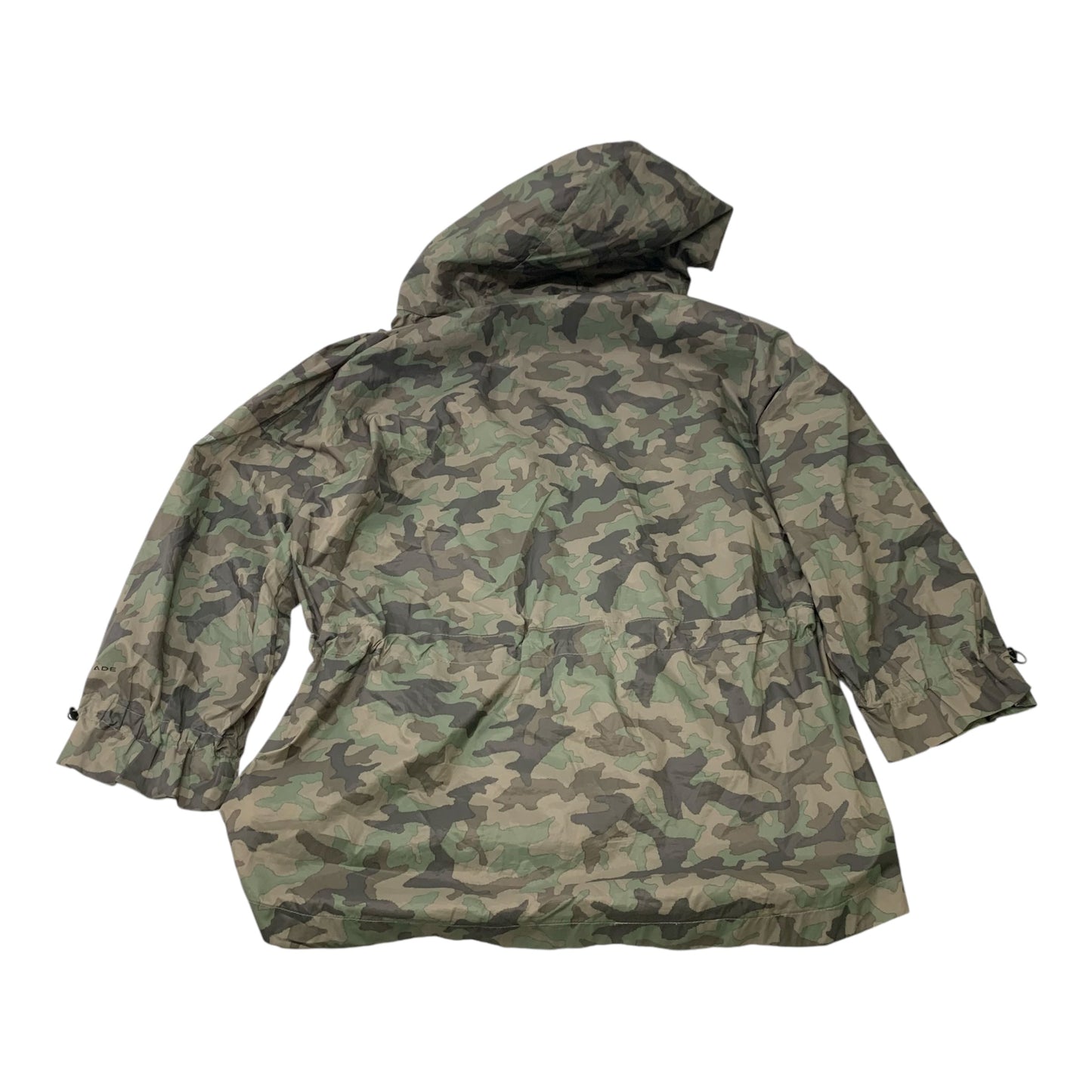 Jacket Windbreaker By Columbia In Camouflage Print, Size: M