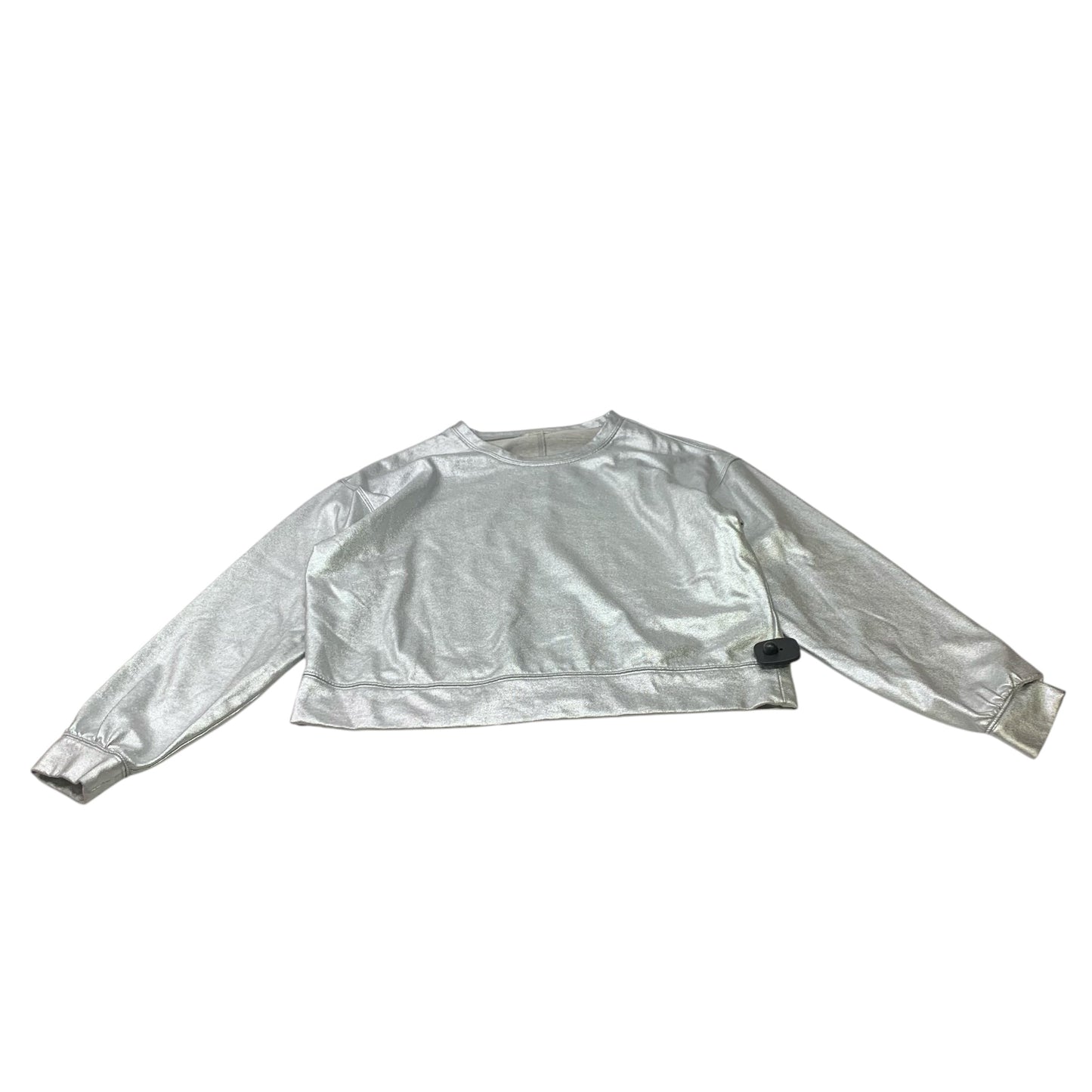 Top Long Sleeve By Pilcro In Silver, Size: S