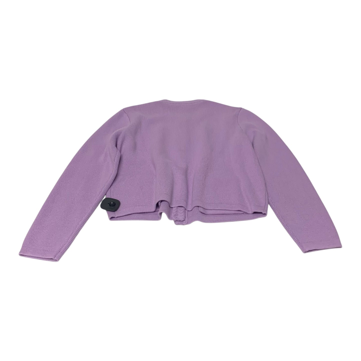 Sweater Cardigan By J. Crew In Purple, Size: L