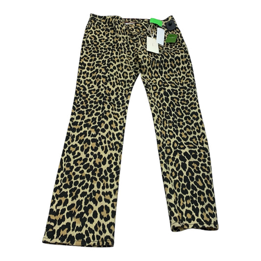 Pants Designer By Kate Spade In Animal Print, Size: 8