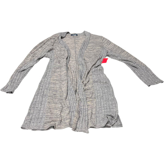 Cardigan By Clothes Mentor In Grey, Size: 2x