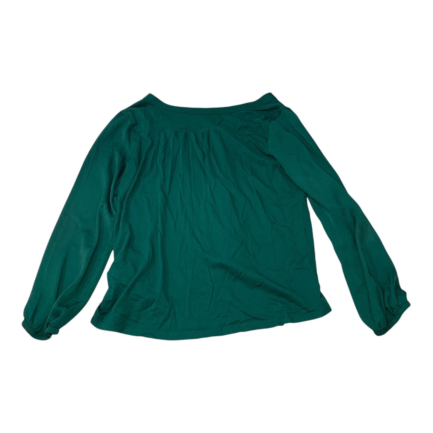 Top Long Sleeve Basic By Old Navy In Green, Size: S